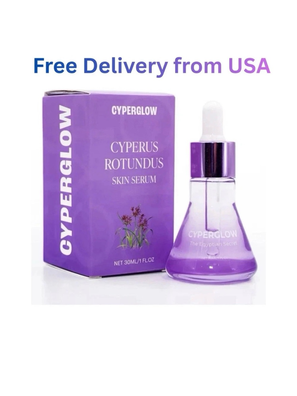 Cyperus Rotundus Skin Serum — Purple